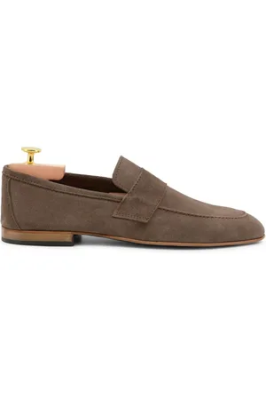 Duca Di Morrone Homme, Chaussures, Brun, Taille: 43 EU Mocassins en daim marron Collection Printemps/Été
