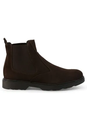 Duca Di Morrone Homme, Chaussures, Brun, Taille: 43 EU Bottines Homme Marron Daim