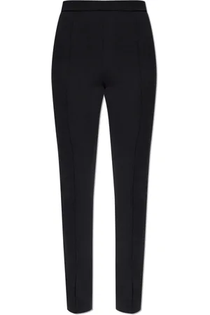 Moncler Femme, Pantalons, Noir, Taille: 40 FR Pantalon à plis
