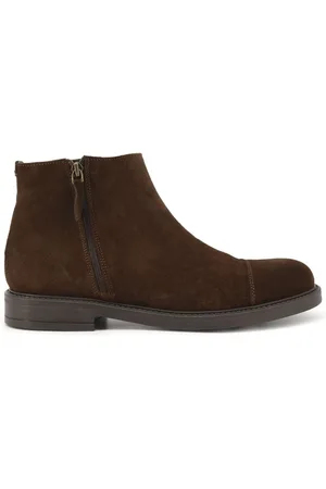 Duca Di Morrone Homme, Chaussures, Brun, Taille: 41 EU Bottines Homme en Daim Élégantes