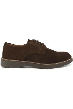 Duca Di Morrone Homme, Chaussures, Brun, Taille: 41 EU Chaussures en daim marron Automne/Hiver