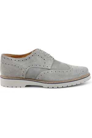 Duca Di Morrone Homme, Chaussures, Gris, Taille: 41 EU Tancredi Chaussures à Lacets en Daim Gris