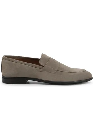 Duca Di Morrone Homme, Chaussures, Brun, Taille: 43 EU Mocassins en daim pour le printemps/été