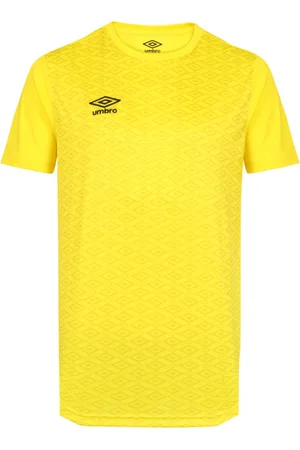 Umbro Homme, Tops, Jaune, Taille: XL T-shirt Teamwear Champions Jy Mc