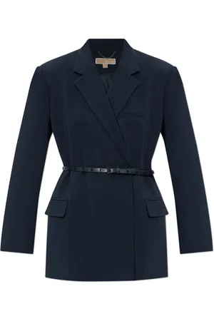 Michael Kors Femme, Vestes, Bleu, Taille: 40 FR Blazer à double boutonnage