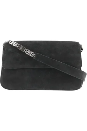 Bally Femme, Pre-owned, Noir, Taille: ONE Size Pre-owned Daim sacs-ports-paule