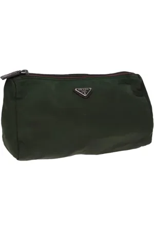 Prada Femme, Pre-owned, Brun, Taille: ONE Size Pre-owned Nylon trousses-de-toilette