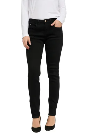 Cream Femme, Jeans, Noir, Taille: W27 L30 Pitch Unwashed Straight Leg Jeans