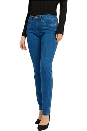 Cream Femme, Jeans, Bleu, Taille: W27 L34 Indigo Denim Straight Leg Jeans
