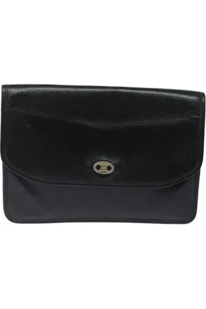 Céline Femme, Pre-owned, Noir, Taille: ONE Size Pre-owned Cuir pochettes-minaudieres