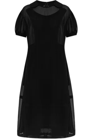 Comme des Garçons Femme, Robes, Noir, Taille: 40 FR Robe Transparente