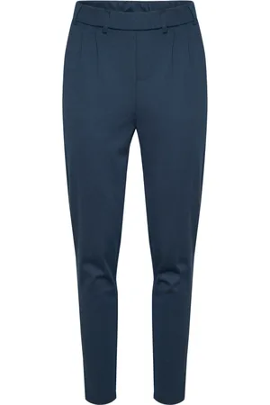 Kaffe Femme, Pantalons, Bleu, Taille: 44 FR Pantalon Slim Fit Midnight Marine