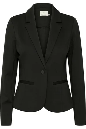 Kaffe Femme, Vestes, Noir, Taille: 46 FR Blazer Classique Noir Profond
