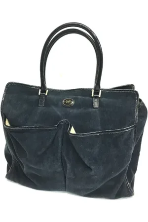 Anya Hindmarch Femme, Pre-owned, Bleu, Taille: ONE Size Pre-owned Cuir cabas