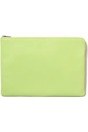 Céline Femme, Pre-owned, Vert, Taille: ONE Size Pre-owned Cuir pochettes-minaudieres