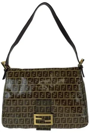 Fendi Femme, Pre-owned, Brun, Taille: ONE Size Pre-owned Toile sacs-fendi
