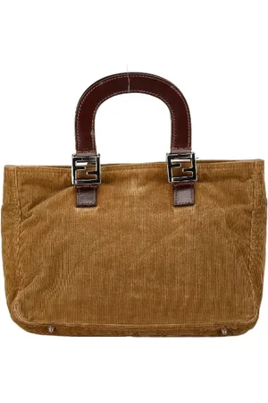 Fendi Femme, Pre-owned, Brun, Taille: ONE Size Pre-owned Toile sacs-fendi