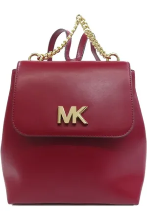 Michael Kors Femme, Pre-owned, Rouge, Taille: ONE Size Pre-owned Cuir sacs-dos