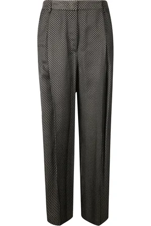 ALBERTO BIANI Femme, Pantalons, Noir, Taille: 40 FR Pantalon large avec pli pressé