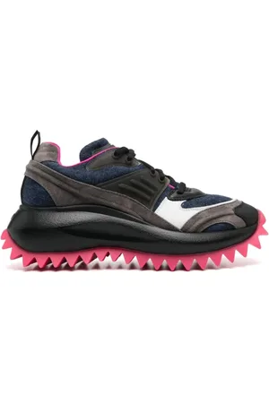vic matiè Femme, Chaussures, Noir, Taille: 36 EU Baskets Plateforme Multicolores Indigo