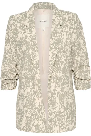 Soaked in Luxury Femme, Vestes, , Taille: 44 FR Blazer Imprimé Shadow Drop Veste