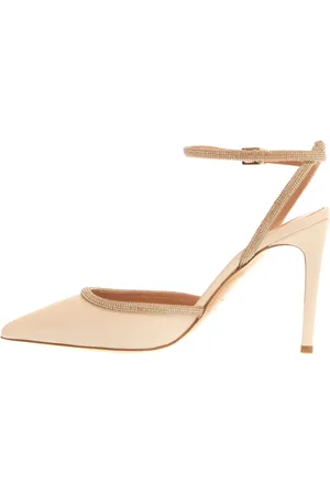 NINALILOU Femme, Chaussures, , Taille: 36 1/2 EU Sandales Slingback en Nappa ivoire