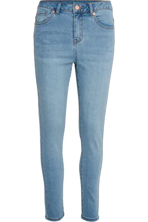 Kaffe Femme, Jeans, Bleu, Taille: 44 FR Slim Fit Light Denim Jeans