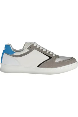 GAS Homme, Chaussures, Multicolore, Taille: 41 EU Baskets Sportives Blanches Logo Contraste