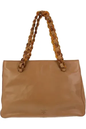 Prada Femme, Pre-owned, Brun, Taille: ONE Size Pre-owned Cuir sacs-prada
