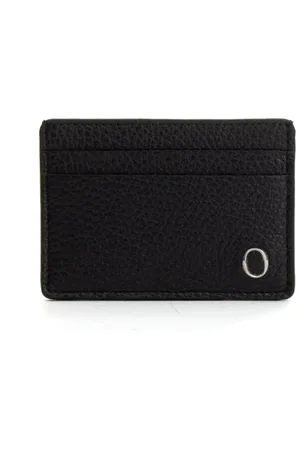 Orciani Homme, Accessoires, Noir, Taille: ONE Size Porte-cartes en cuir noir