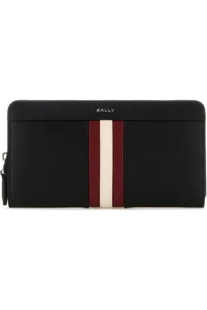 Bally Homme, Accessoires, Noir, Taille: ONE Size Portefeuille en Cuir Noir Classique