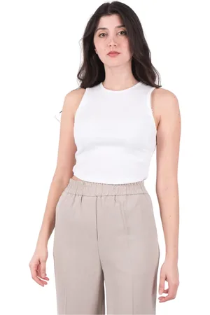 AGOLDE Femme, Tops, Blanc, Taille: 40 FR Top sans manches