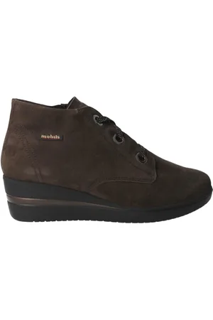 Mephisto Femme, Chaussures, Brun, Taille: 40 EU Bottines femme en daim marron