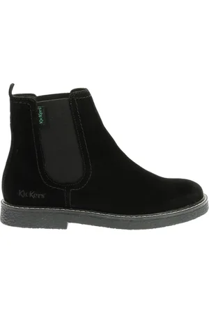Kickers Femme, Chaussures, Noir, Taille: 41 EU Confortables Bottes en Cuir Kick Lorel
