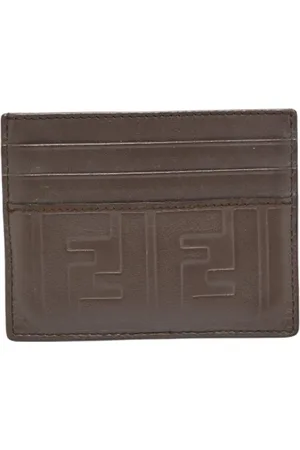 Fendi Homme, Pre-owned, Brun, Taille: ONE Size Pre-owned Cuir petite-maroquinerie