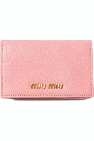 Miu Miu Femme, Pre-owned, Rose, Taille: ONE Size Pre-owned Cuir petite-maroquinerie