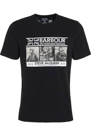 Barbour Homme, Tops, Noir, Taille: L Strike T-Shirt Classic
