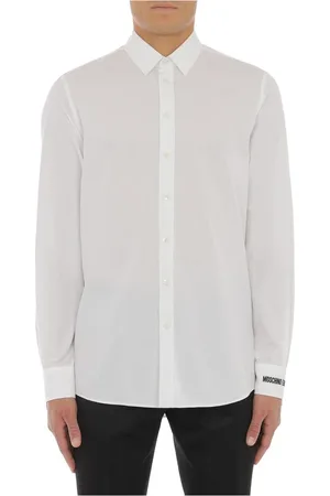 Moschino Homme, Chemises, Blanc, Taille: M Collection Chemises Blanches