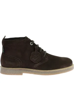 Kickers Homme, Chaussures, Brun, Taille: 45 EU Bottes en Cuir à Lacets Leo