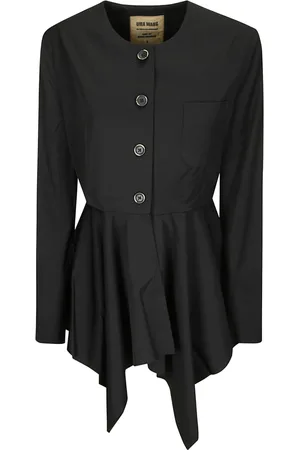 UMA WANG Femme, Robes, Noir, Taille: 38 FR Veste Koney Élégante pour Homme