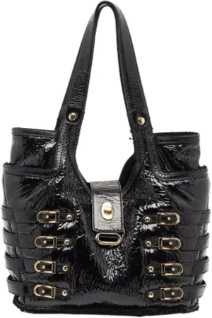 Jimmy Choo Femme, Pre-owned, Noir, Taille: ONE Size Pre-owned Cuir cabas