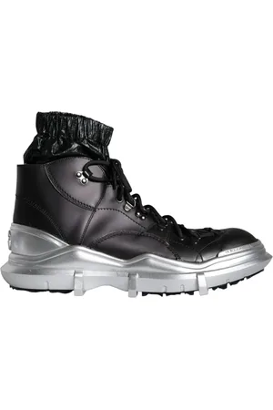 Dolce & Gabbana Homme, Chaussures, Noir, Taille: 44 EU Baskets Montantes en Nylon Noir