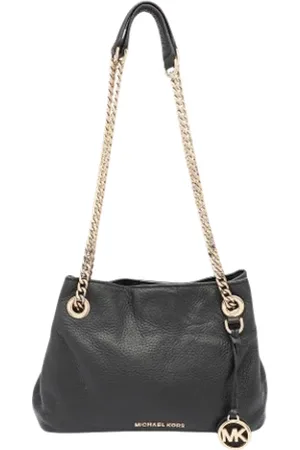 Michael Kors Femme, Pre-owned, Noir, Taille: ONE Size Pre-owned Cuir cabas