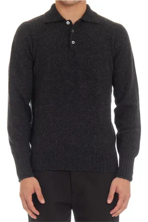 DRUMOHR Homme, Tops, Gris, Taille: L Pull Polo Gris