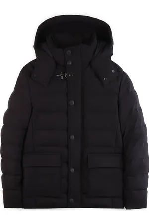 FAY Homme, Vestes, Noir, Taille: S Doudoune Noire avec Capuche Amovible