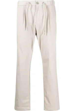 HERNO Homme, Pantalons, Gris, Taille: L Pantalon en Microfibre de Daim Doux avec Cordon