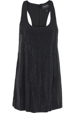 Retrofete Femme, Robes, Noir, Taille: 36 FR Robe de Fête Noire Ornée