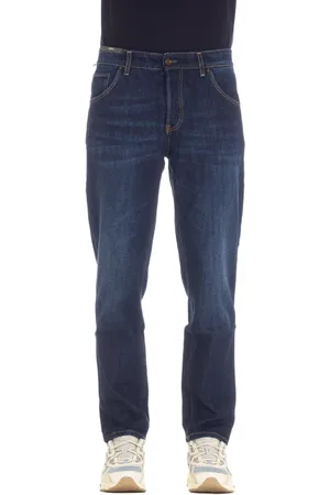 PT Torino Homme, Jeans, Bleu, Taille: W33 Jean en denim coupe carotte