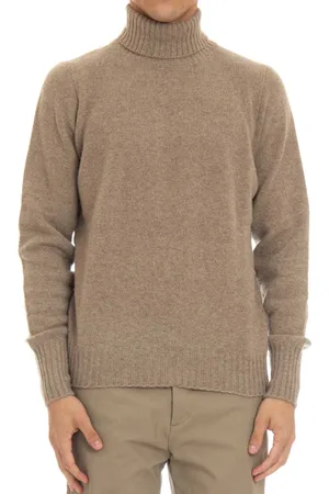 DRUMOHR Homme, Pulls, Gris, Taille: L Pull en Laine Gris Tourterelle