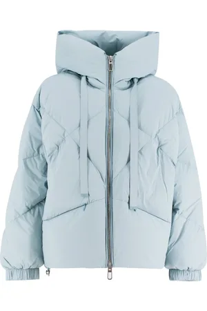 Duno Femme, Vestes, Vert, Taille: 36 FR Doudoune matelassée géométrique
